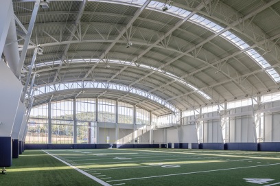 The Liberty Football Indoor practice facility